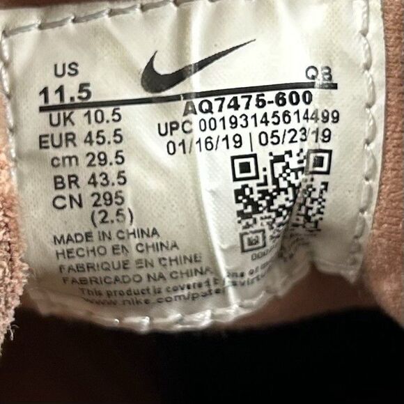 Nike SB Zoom Stefan Janoski AQ7475-600 Men’s Sz 11.5 Dusty Rose Gold Skate Shoes main image 10